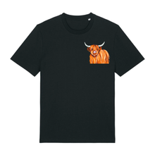 Load image into Gallery viewer, Highland Cow Organic Cotton T-Shirt