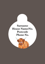 Load image into Gallery viewer, Highland Cow Tag