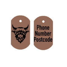 Load image into Gallery viewer, Highland Cow Silent Tags