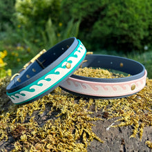 Load image into Gallery viewer, Seas the Day Collar, Teal & Navy