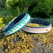 Load image into Gallery viewer, Seas the Day Collar, Blush & Navy