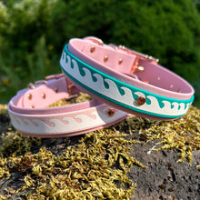 Load image into Gallery viewer, Seas the Day Collar, Teal & Lavender