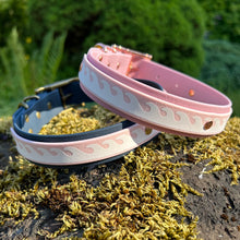 Load image into Gallery viewer, Seas the Day Collar, Blush & Navy
