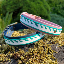 Load image into Gallery viewer, Seas the Day Collar, Teal & Navy