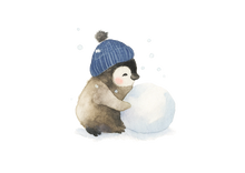 Load image into Gallery viewer, Penguin Playtime Organic Cotton T-Shirt