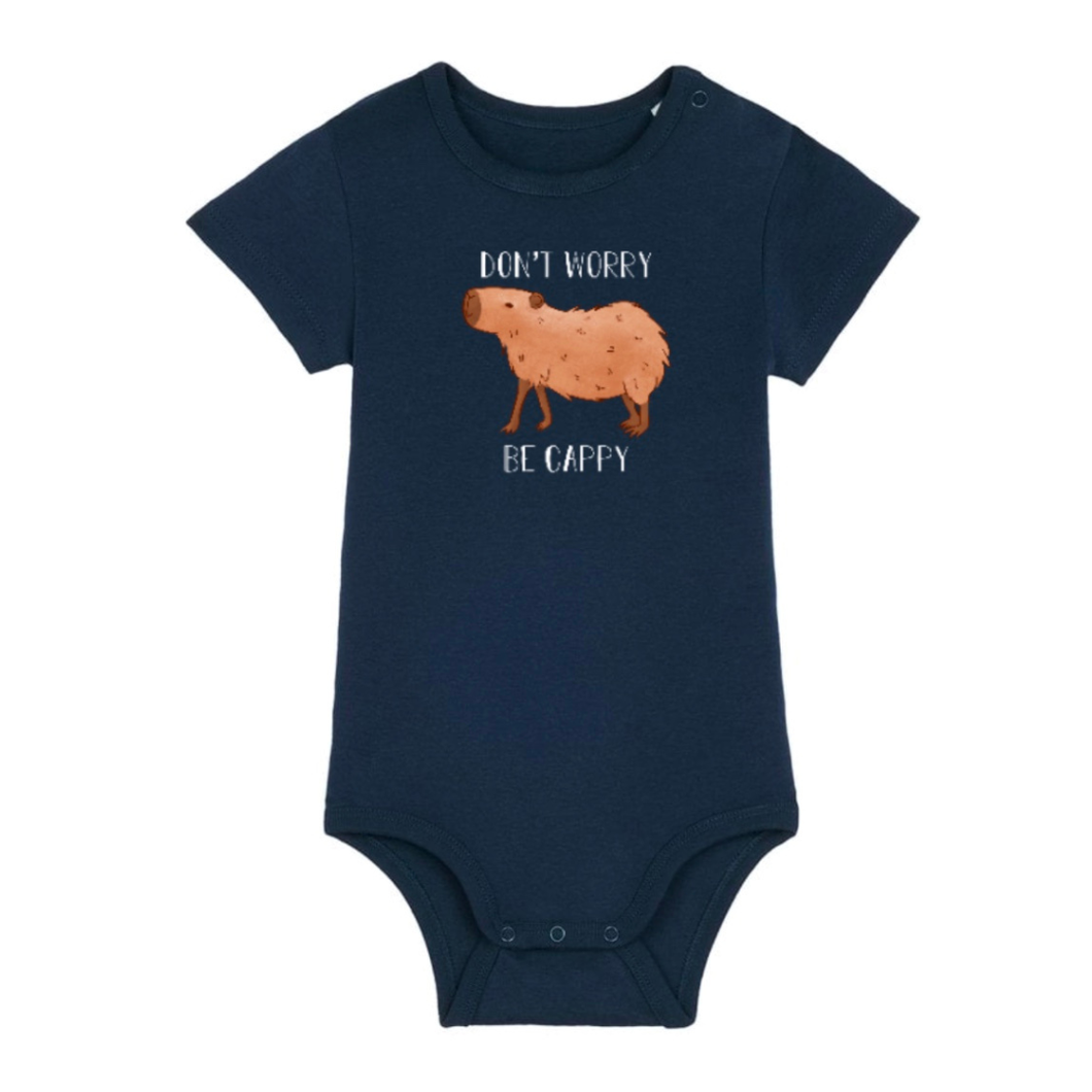 Capybara Organic Cotton Baby Bodysuit