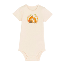 Load image into Gallery viewer, Autumn Fox Organic Cotton Baby Bodysuit
