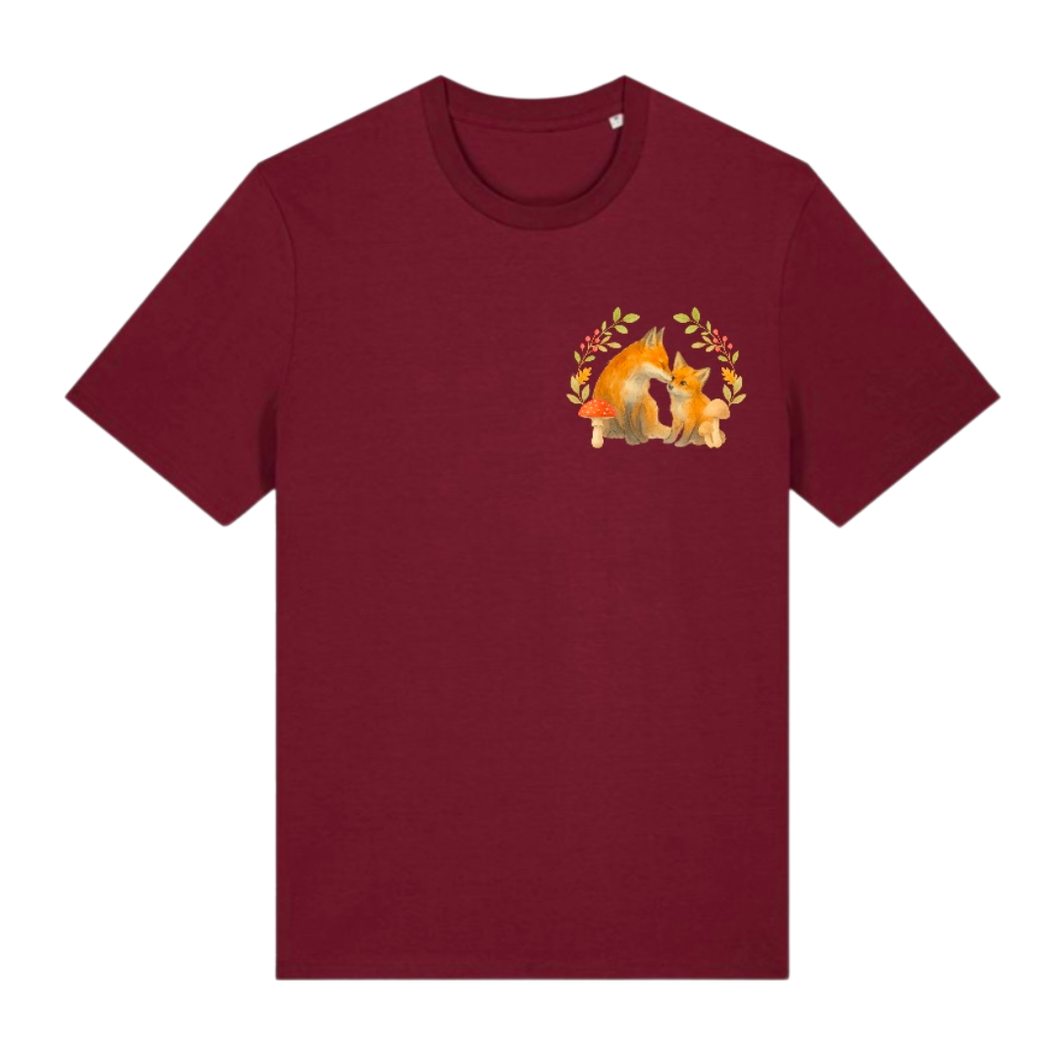 Autumn Fox Organic Cotton T-Shirt