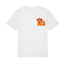 Load image into Gallery viewer, Highland Cow Organic Cotton T-Shirt
