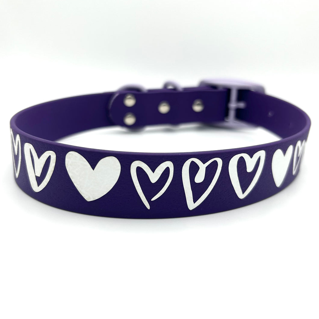 Violet Cariad Collar - Large (16