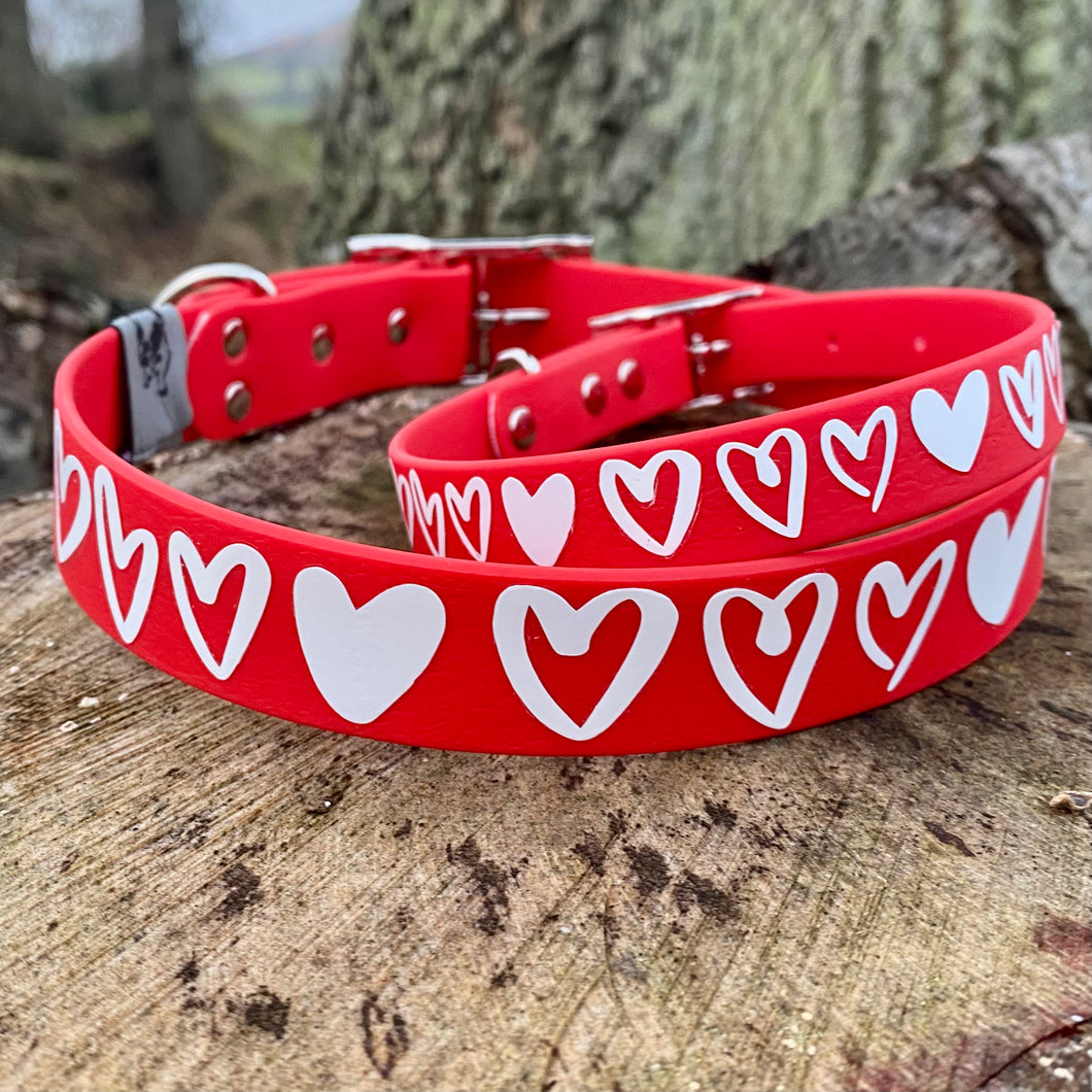 Red Cariad Collar