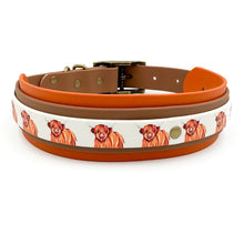 Load image into Gallery viewer, CHUNKY Highland Cow Collar (38mm)
