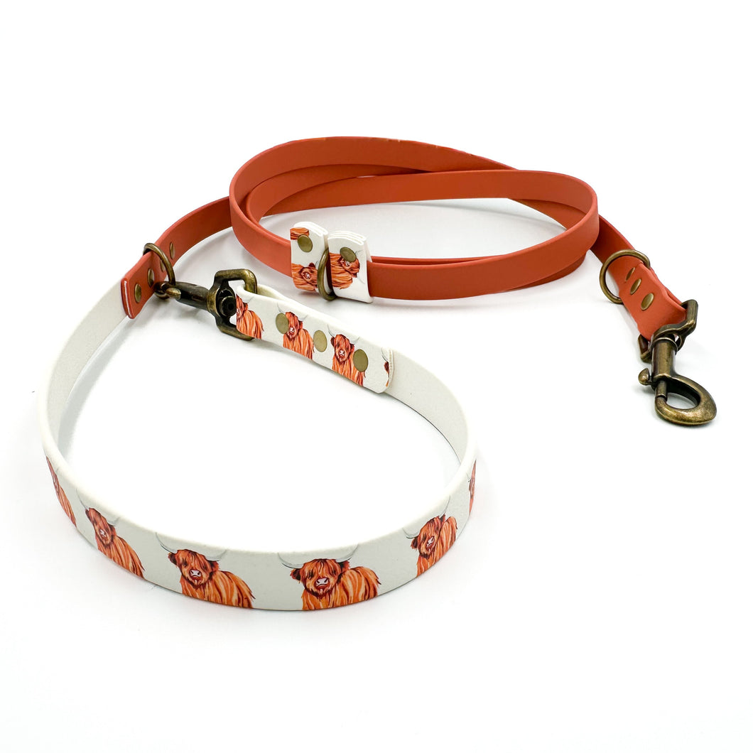 Highland Cow Hands-free Training Lead