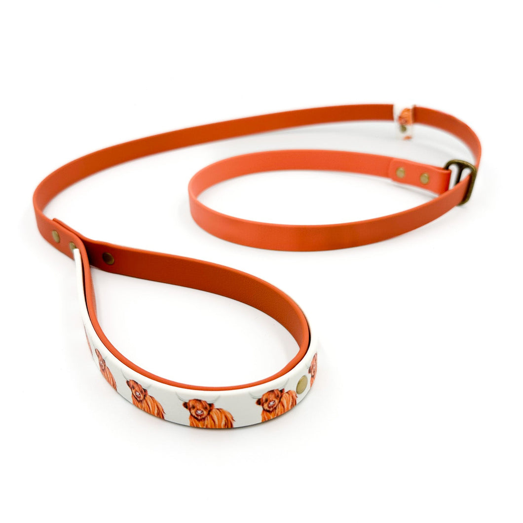 Highland Cow Slip Lead/Figure 8 Lead