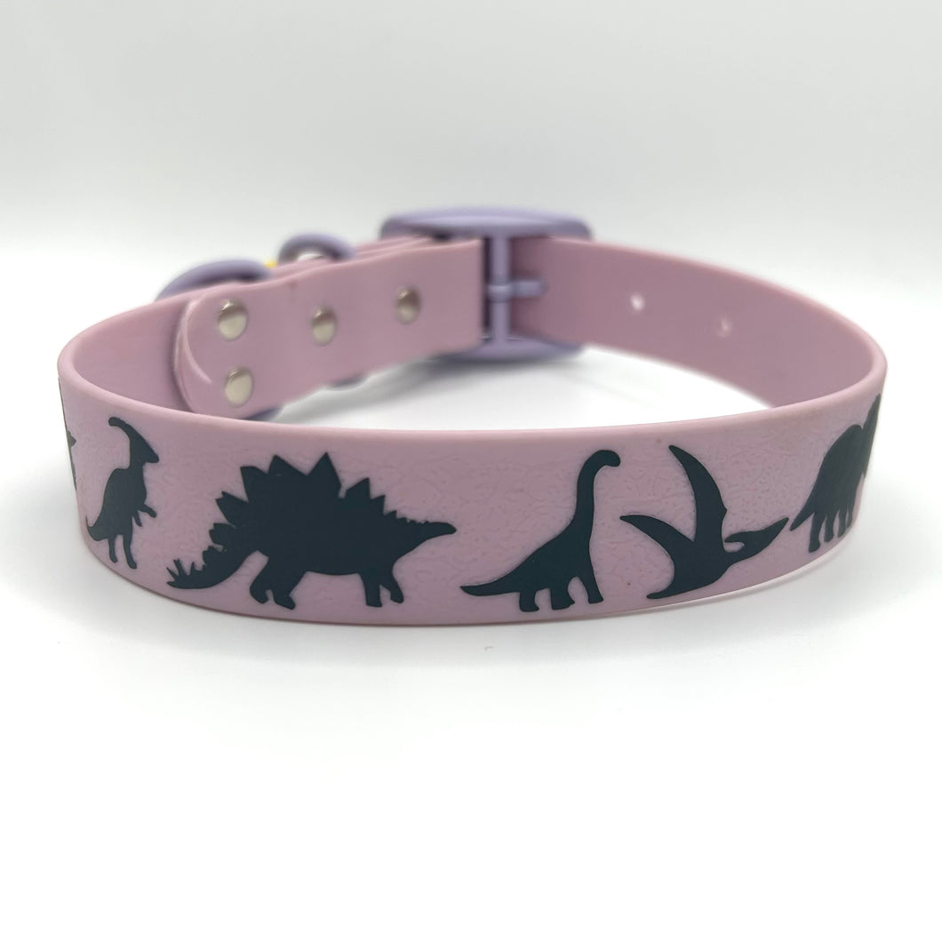 Lavender Dino Collar - Medium (14