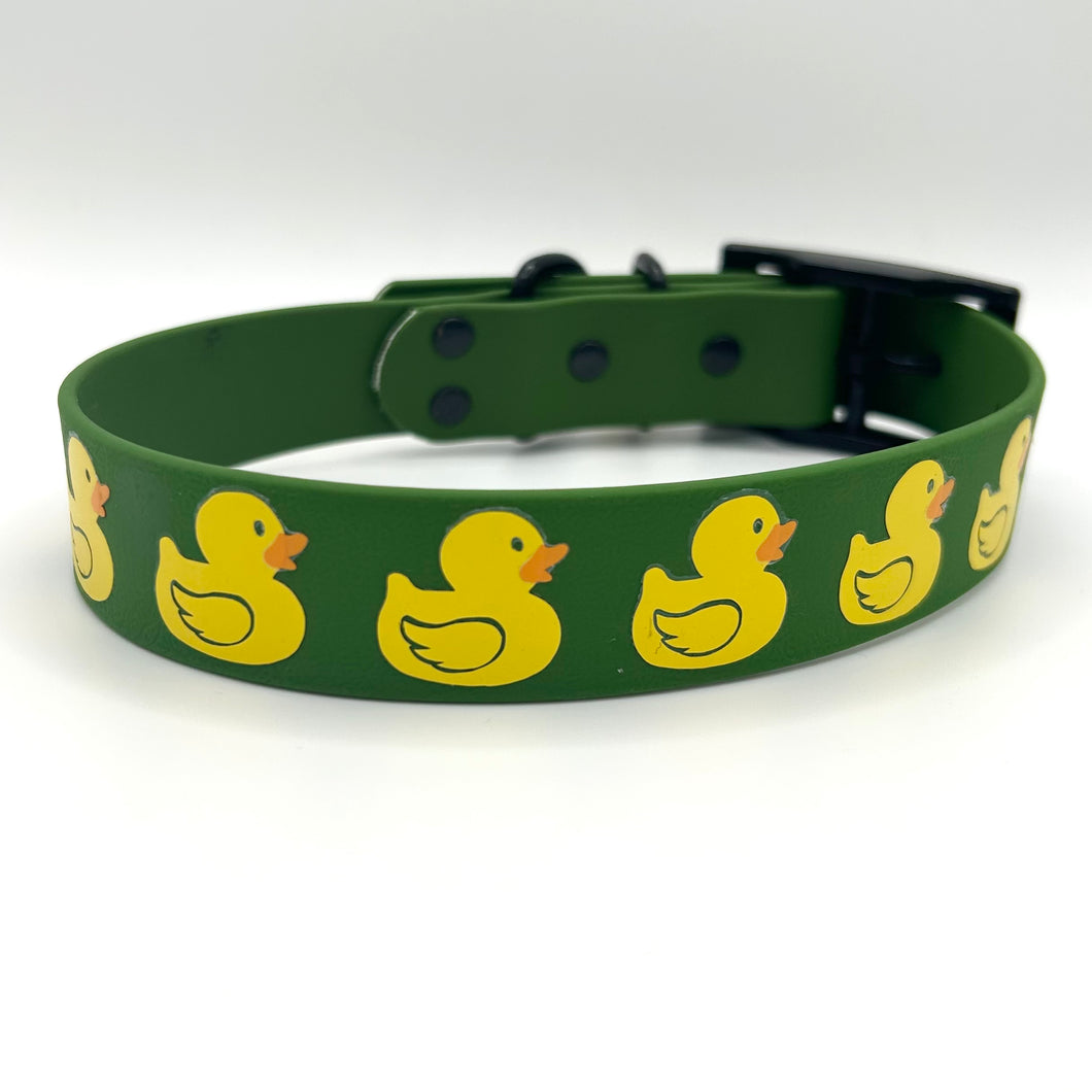 Olive Ducky Collar - Medium (14