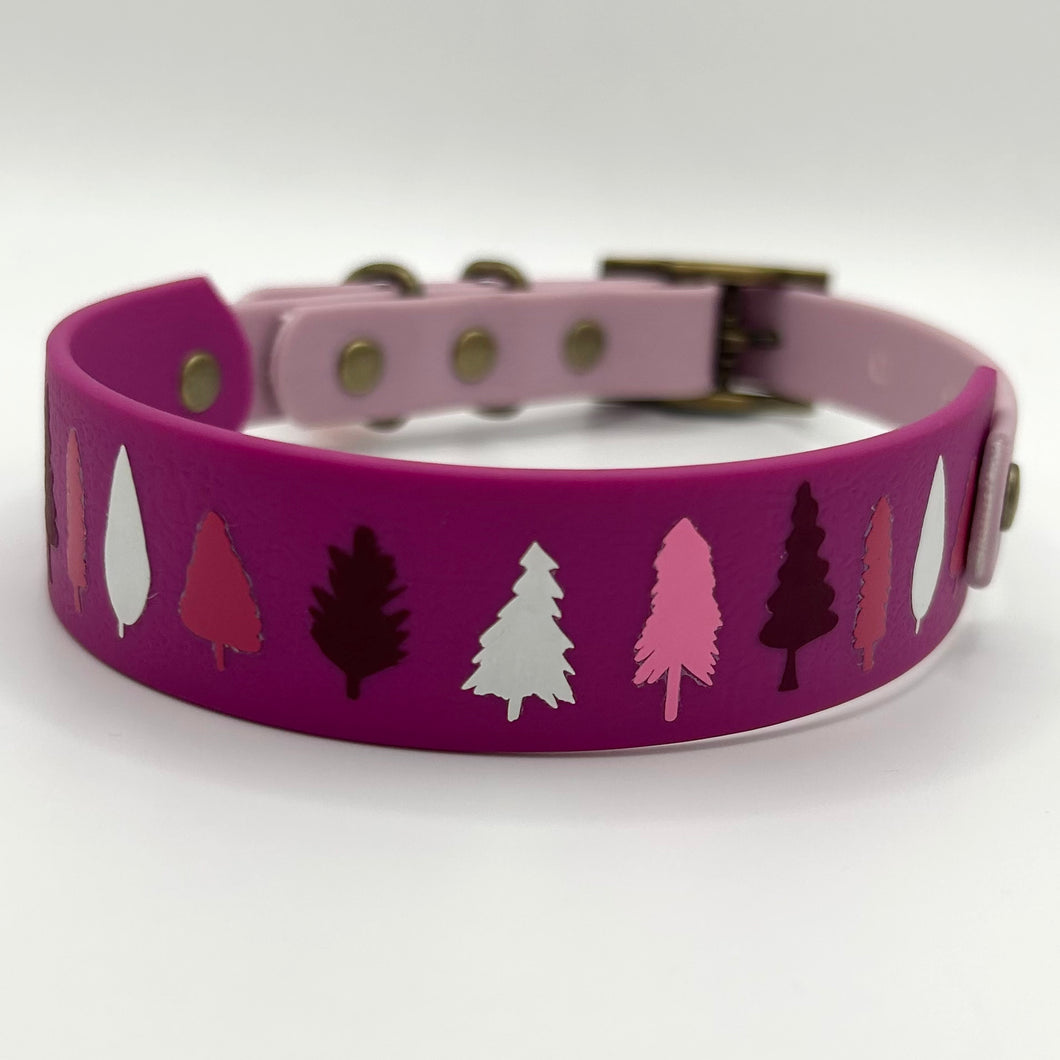 Lilac & Lavender Trees Collar - Small (12