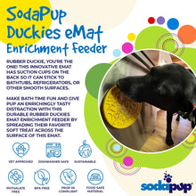 Load image into Gallery viewer, SodaPup Lick Mat Enrichment EMAT with Duckies Design
