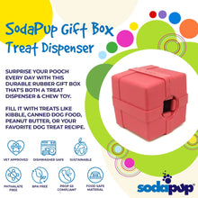 Load image into Gallery viewer, Sodapup Christmas Present Treat Dispenser
