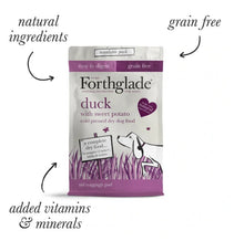 Load image into Gallery viewer, Forthglade Natural Grain Free Dry Cold Pressed Duck Dog Food 6kg
