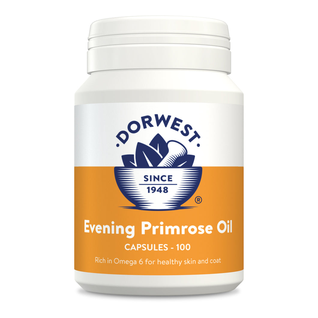 Evening Primrose Oil Capsules - Skin and coat condition & hormonal balance