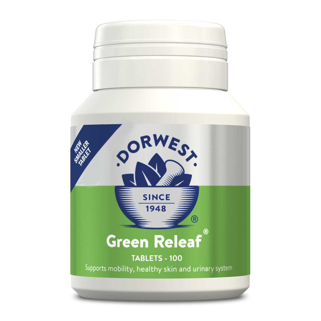 Green Releaf ® Tablets (100 Tablets) - Skin, Joints & Urinary