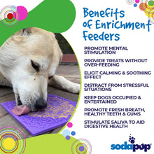 Load image into Gallery viewer, SodaPup Lick Mat Enrichment EMAT with Bones Design
